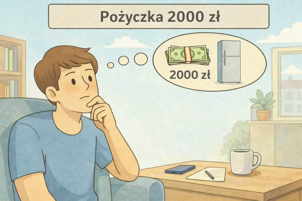 Pożyczka 2000 zł online – szybki przelew na konto i wniosek przez telefon.
