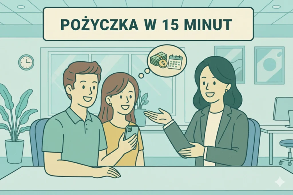 Pożyczka w 15 minut online – szybka decyzja i wypłata środków przez internet