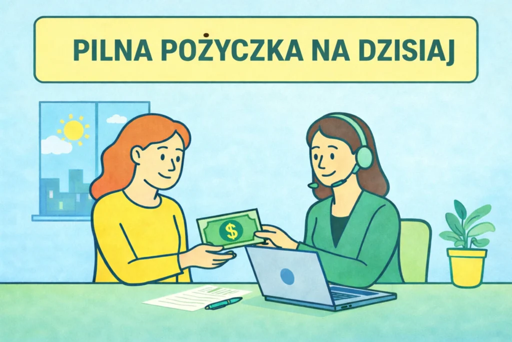 Pilna pożyczka na dzisiaj – szybka gotówka online.