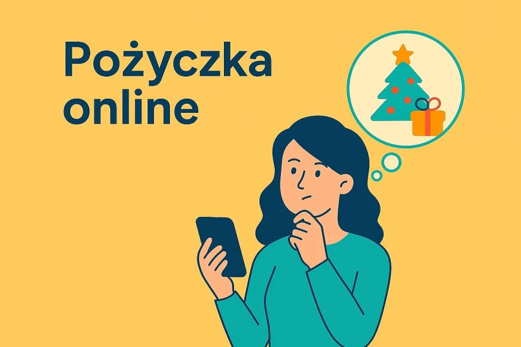 Pożyczka online 2026 – kobieta składająca wniosek o szybką gotówkę przez Internet